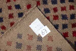 Afghan Baluchi handmade wool rug - 130 x 90cm - 5