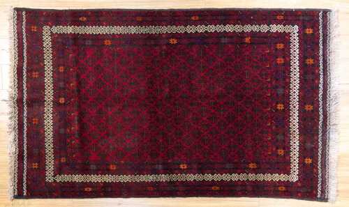 Persian Baluchi handmade wool rug - 205 x 122cm