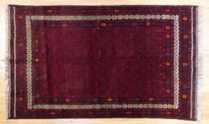 Persian Baluchi handmade wool rug - 205 x 122cm