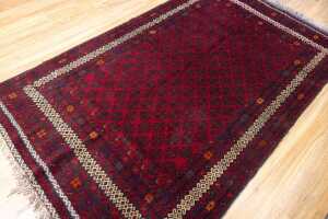 Persian Baluchi handmade wool rug - 205 x 122cm - 3