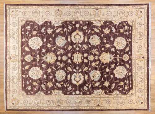 Afghan Chobi handmade wool rug - 237 x 175cm