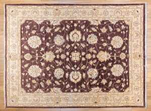 Afghan Chobi handmade wool rug - 237 x 175cm