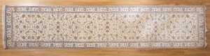 Persian handmade Nain silk and wool runner - 365 x 80cm