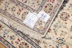 Persian handmade Nain silk and wool runner - 365 x 80cm - 5