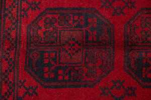 Afghan Elephant foot handmade wool rug - 150 x 101cm - 2