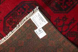 Afghan Elephant foot handmade wool rug - 150 x 101cm - 5