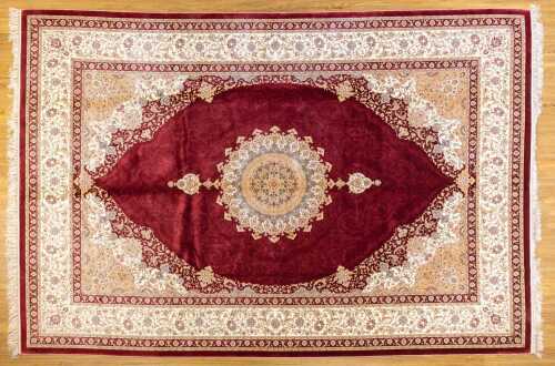 Turkish handmade silk rug - 340 x 240cm