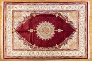 Turkish handmade silk rug - 340 x 240cm