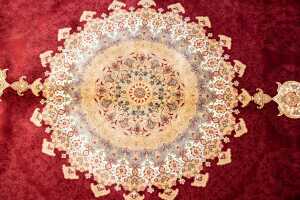 Turkish handmade silk rug - 340 x 240cm - 2