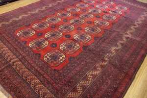Afghan Qunduzi handmade wool rug - 234 x 225cm - 3
