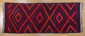 Afghan Kilim handmade wool rug - 355 x 134cm