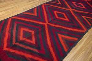 Afghan Kilim handmade wool rug - 355 x 134cm - 3