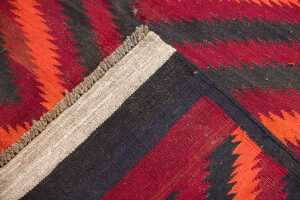 Afghan Kilim handmade wool rug - 355 x 134cm - 6