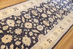 Afghan Chobi handmade wool rug - 378 x 118cm - 3