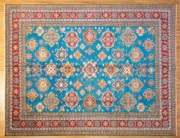 Afghan Kazak handmade wool rug - 345 x 267cm
