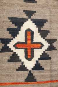 Afghan Chobi Kilim handmade wool rug - 201 x 149cm - 2