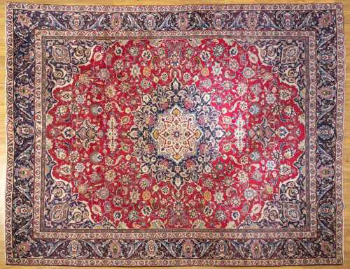 Persian Kashan handmade wool rug - 365 x 280cm