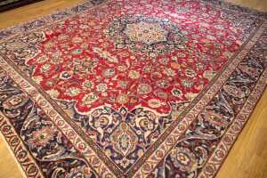 Persian Kashan handmade wool rug - 365 x 280cm - 3