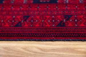 Afghan Saruqi handmade wool runner - 380 x 83cm - 4
