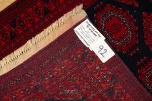 Afghan Saruqi handmade wool runner - 380 x 83cm - 5
