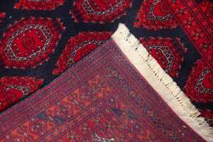 Afghan Saruqi handmade wool runner - 380 x 83cm - 6