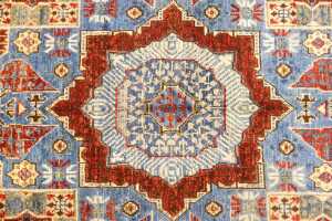 Afghan Chobi handmade wool rug - 123 x 76cm - 2