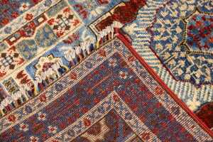Afghan Chobi handmade wool rug - 123 x 76cm - 6