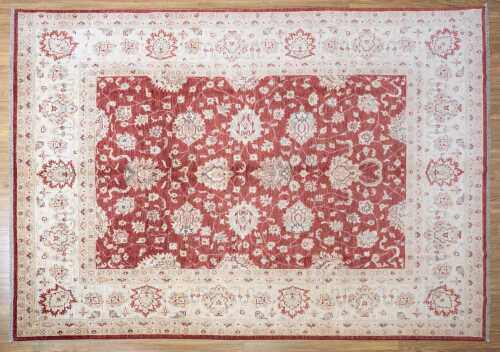Afghan Chobi handmade wool rug - 378 x 263cm