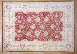 Afghan Chobi handmade wool rug - 378 x 263cm