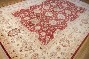 Afghan Chobi handmade wool rug - 378 x 263cm - 3