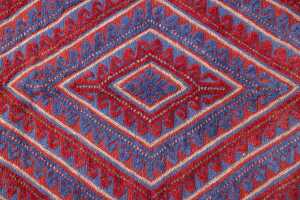 Afghan Mashwani handmade wool rug - 181 x 141cm - 2