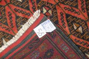 Persian Baluchi handmade wool rug - 185 x 103cm - 5