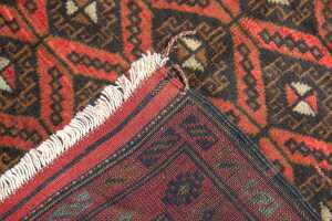 Persian Baluchi handmade wool rug - 185 x 103cm - 6