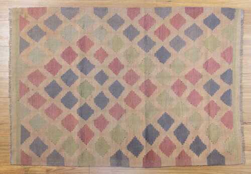 Afghan Kilim handmade wool rug - 147 x 103cm