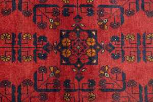 Afghan Khal handmade wool runner - 287 x 81cm - 2