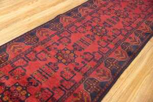 Afghan Khal handmade wool runner - 287 x 81cm - 3