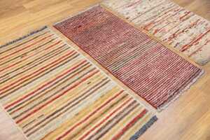 Set of three Afghan Chobi Stripi - 94 x 43cm - 3