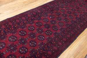 Afghan Turkman Camel feet handmade wool runner - 282 x 81cm - 3
