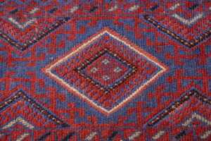 Afghan Mashwani handmade wool runner - 248 x 53cm - 2