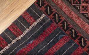 Afghan Mashwani handmade wool runner - 240 x 43cm - 6