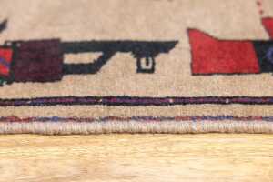 Afghan war Baluchi handmade wool rug - 146 x 87 cm - 4