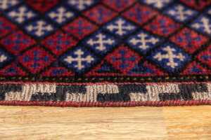 Afghan Mashwani hand made wool rug - 235 x 41cm - 4