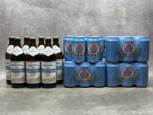 Mixed of beer twenty three cans and seven bottles
