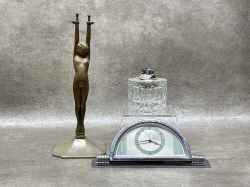 Three Art Deco and retro items
