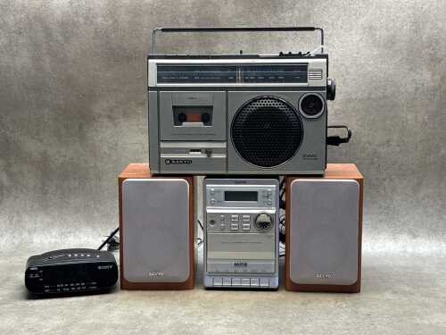 Three audio electronics