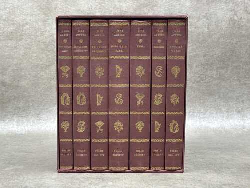 Folio Society Jane Austen cased seven volume set