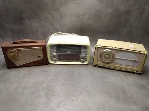 Three vintage Australian radios
