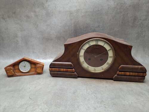 Two vintage German clocks