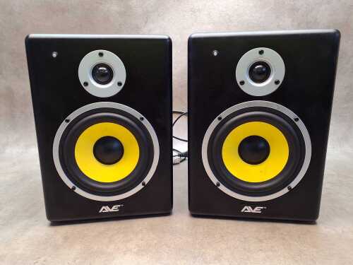 Pair of AVE Fusion 6 powered speakers