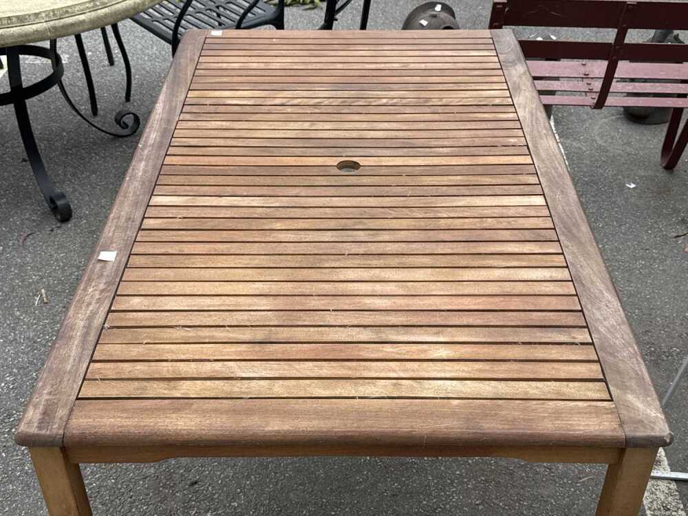 Three-piece timber outdoor dining setting